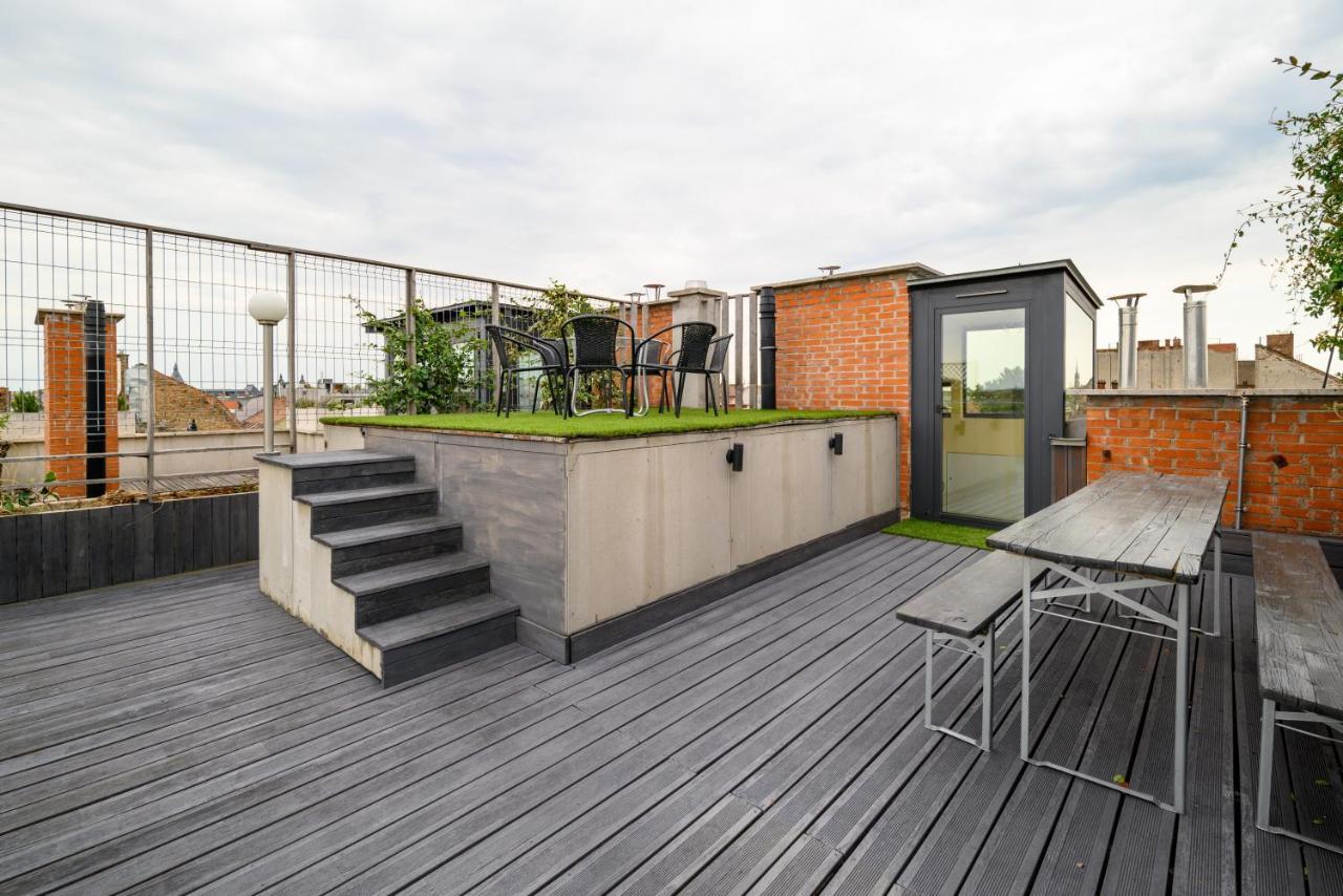 3Bedroom Triplex Rooftop Apartment Boedapest Buitenkant foto