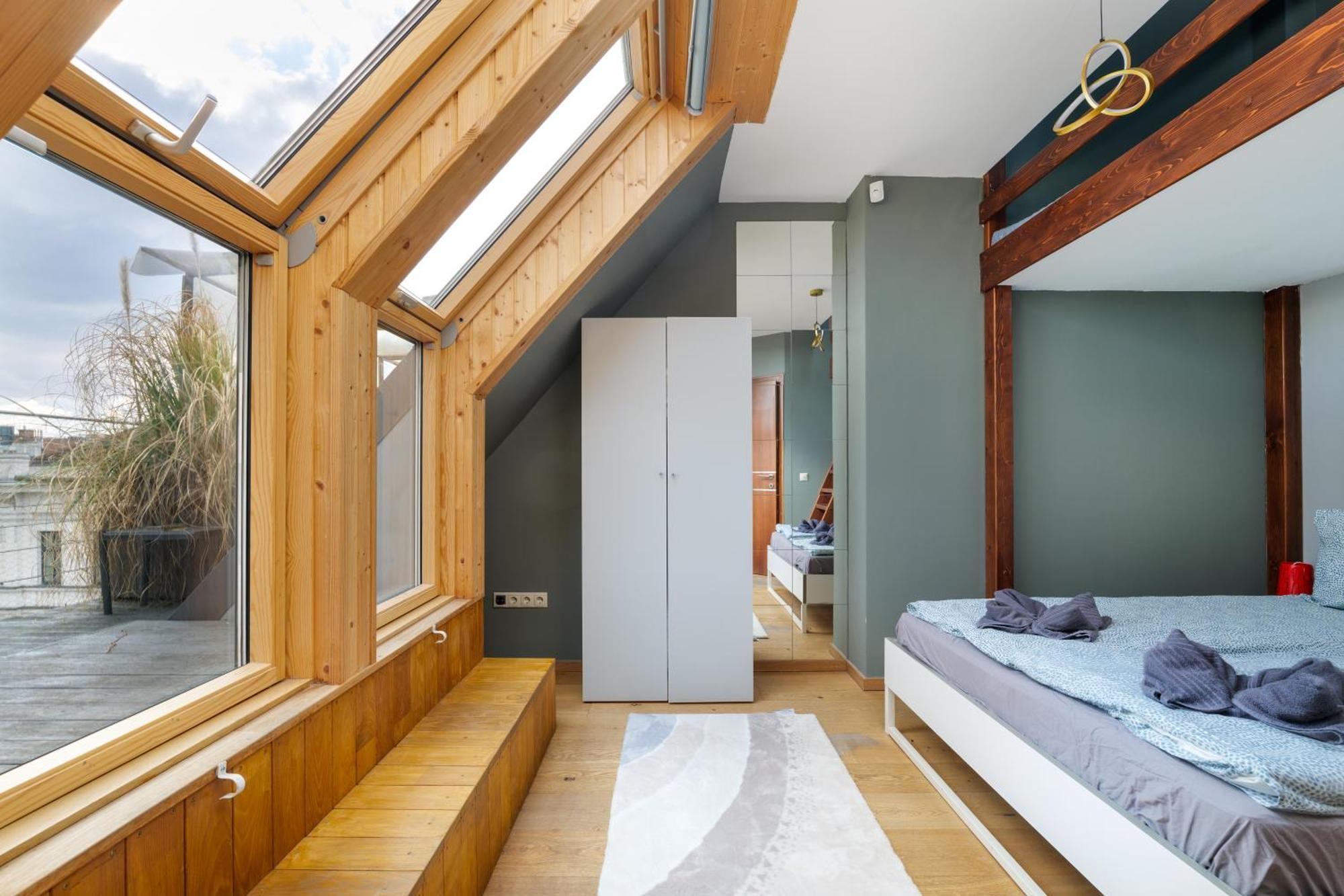 3Bedroom Triplex Rooftop Apartment Boedapest Buitenkant foto