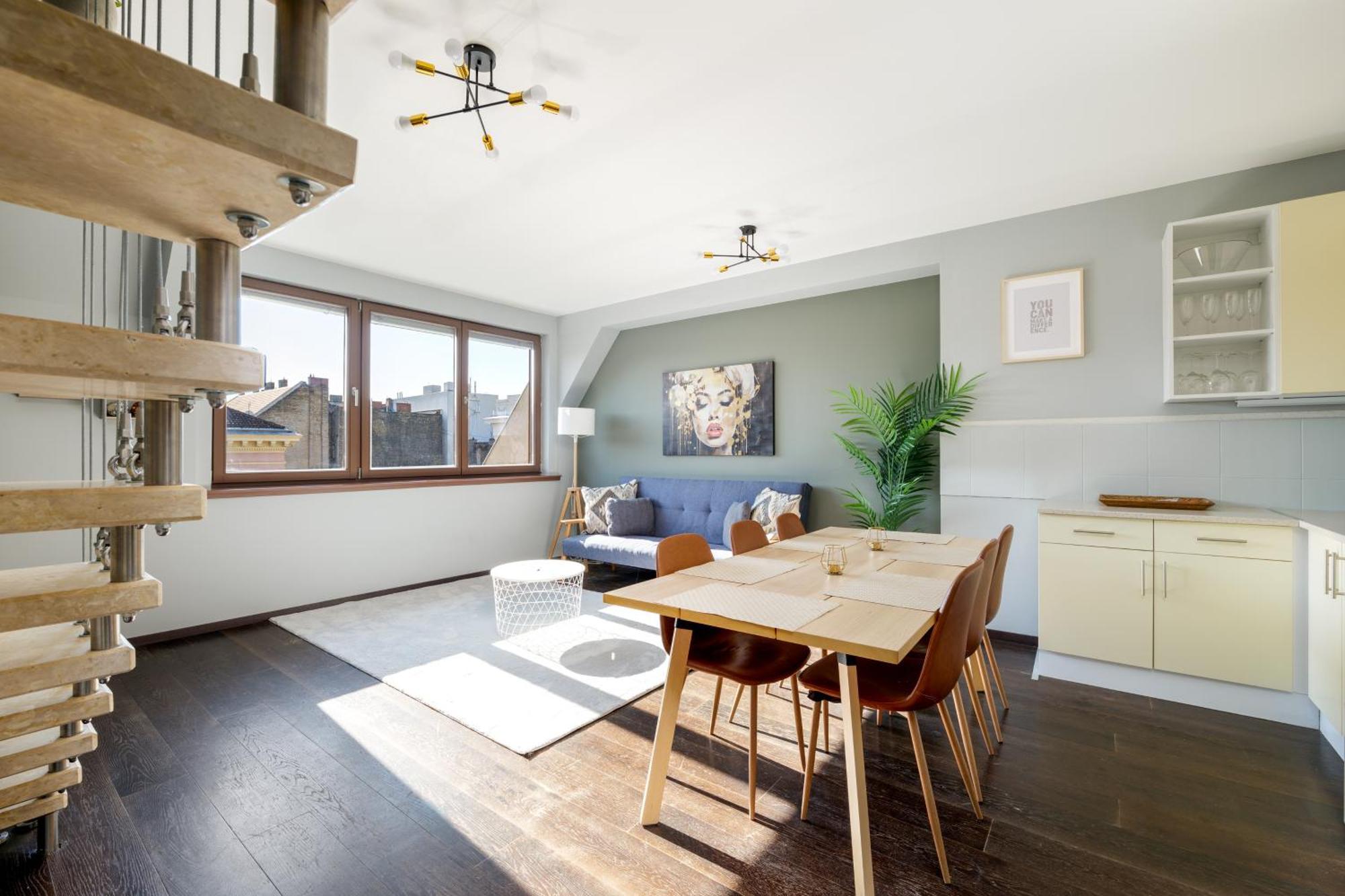 3Bedroom Triplex Rooftop Apartment Boedapest Buitenkant foto