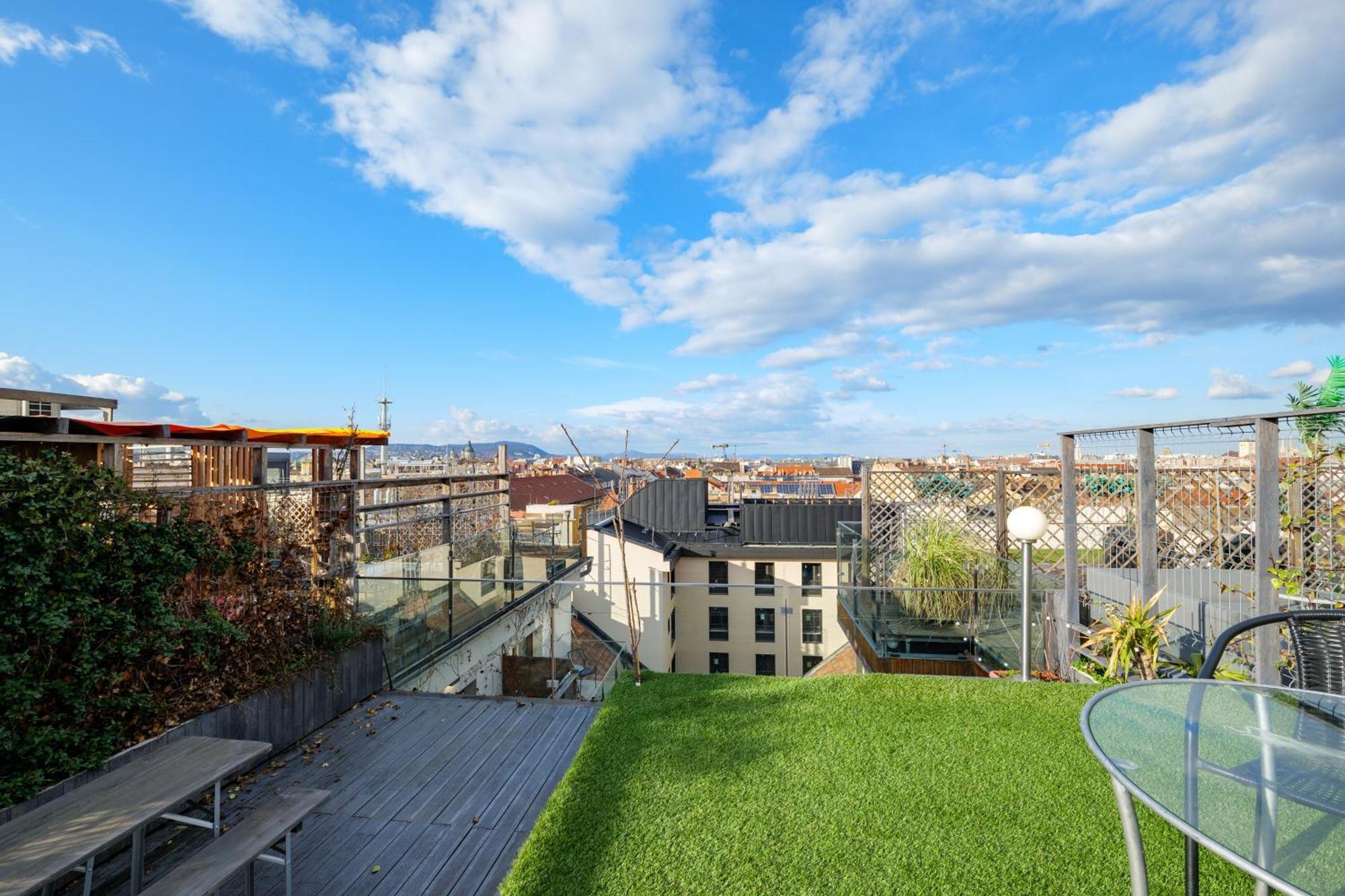 3Bedroom Triplex Rooftop Apartment Boedapest Buitenkant foto